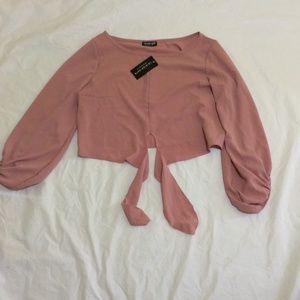 Fashion Nova Swipe Right Top - Mauve